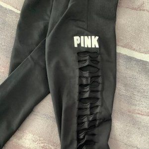 PINK Cool + Comfy Black Leggings